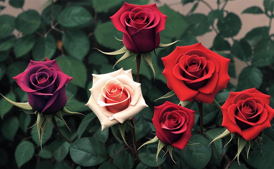 心语花约玫瑰花不同颜色的花语